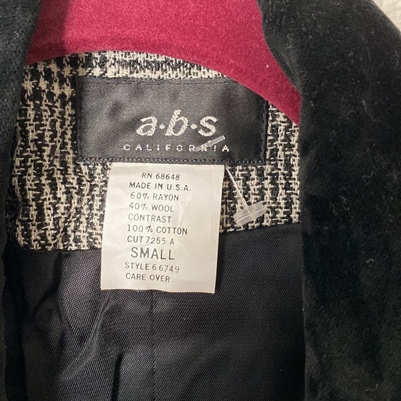 Vtg 90s‎ longline WOOL blazer - Picture 3 of 8